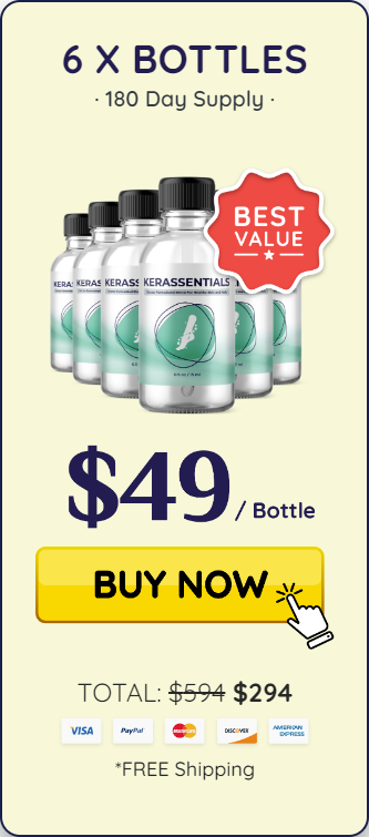 Kerassentials price six bottle